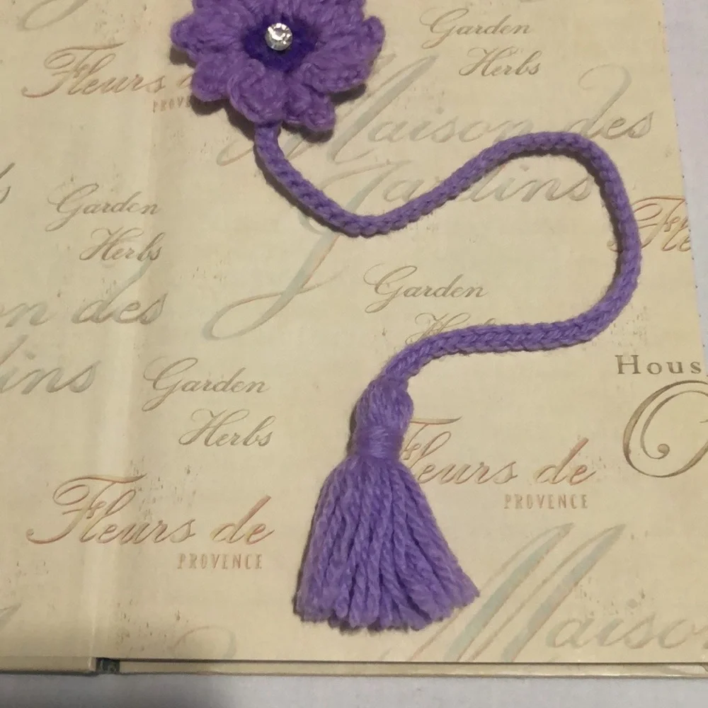 Set 3 for $25 Flower Bookmark Handmade crochet